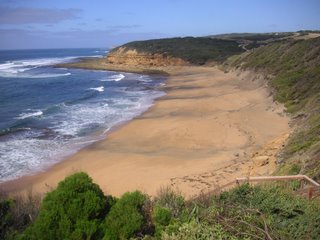 Bells Beach: La plage du championnat annuel de surf &amp;quot;Rip Curl&amp;quot;