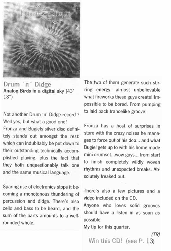 Une revue de presse du dernier album.