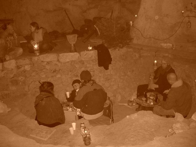 Petits groupes en discussion