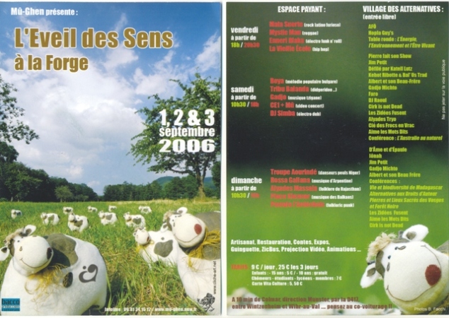 flyer festival L'eveil des Sens